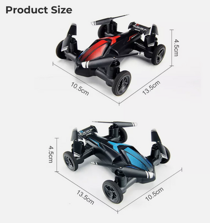 JJRC Mini Drone Air-Ground Flying Car Dual Mode Racing Stunt Vehicle RC Car Quadcopter Drone